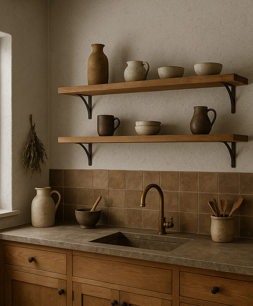 Terrame Finish Earth Inspired Kitchen