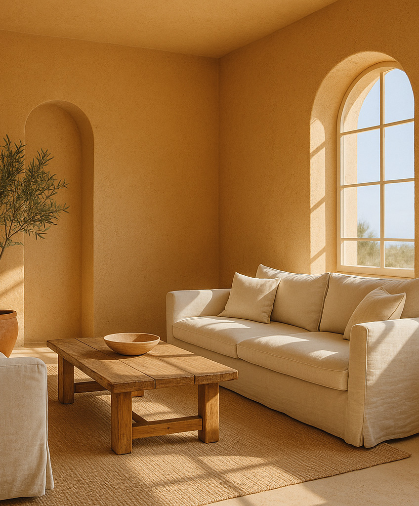 Terrame Finish In A Warmer Ochre